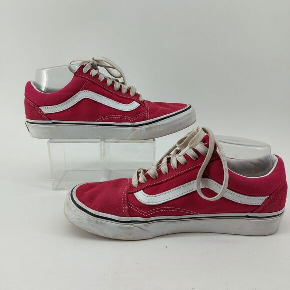 VANS Old Skool Low Magenta Pink Classic Low Top Sneaker Womens 7.5 - Picture 10 of 13